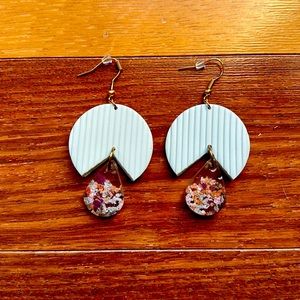 Hello Ashto Handmade Polymer Clay Artisan Earrings No Waste Collection